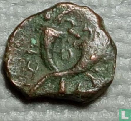 Nabataea  AE14  (laureate head)  9 BCE-40 CE - Image 1