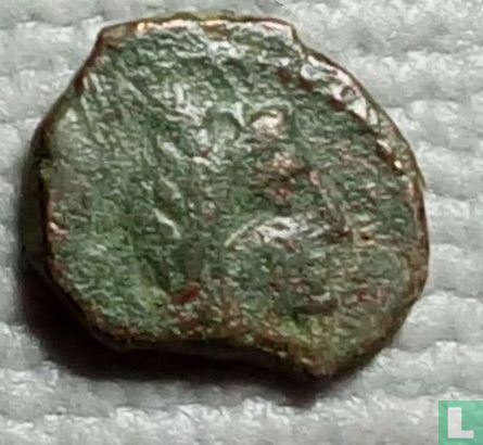 Nabataea  AE14  (laureate head)  9 BCE-40 CE - Image 2