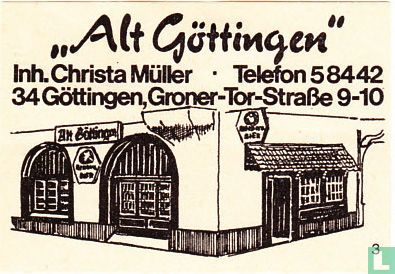 "Alt Göttingen" - Christa Müller