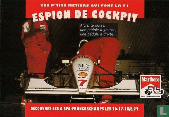 0193a - Marlboro world championship team. Espion De Cockpit - Bild 1