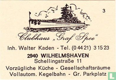 Clubhaus "Graf Spee" - Walter Kaden