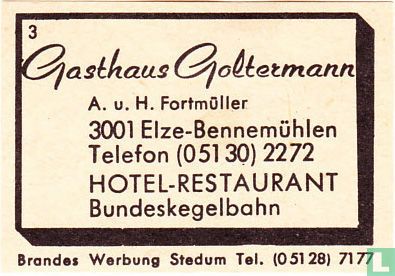 Gasthaus Goltermann - A.u.H. Fortmüller