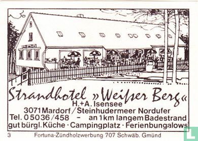 Standhotel "Weisser Berg" - H.+A. Isensee