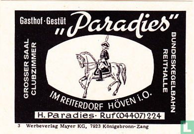 Gasthof-Gestüt "Paradies" - H. Paradies