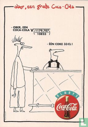 0279b - Coca-Cola "Ober, Een Coca-Cola..." - Image 1