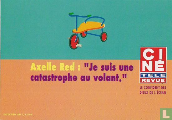 0309 - Ciné Télé Revue "Axelle Red" - Image 1