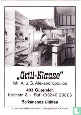 "Grill-Klause" - A.u.G. Alexandrapoulos