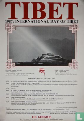 Tibet. 1987: International Day of Tibet - Bild 1