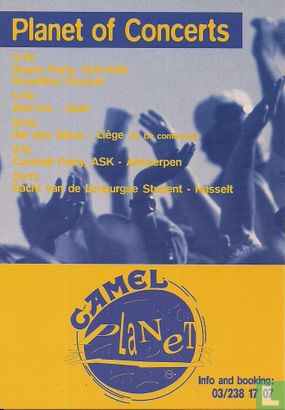 0320 - Camel Planet "Planet of Concerts" - Afbeelding 1