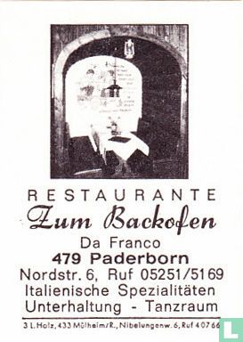 Zum Backofen - Da Franco