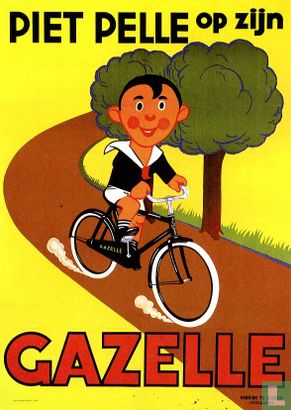Piet Pelle op zijn Gazelle - Image 1