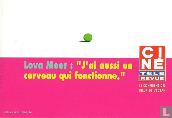 0303 - Ciné Télé Revue "Lova Moor" - Afbeelding 1