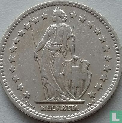 Zwitserland 2 francs 1947 - Afbeelding 2