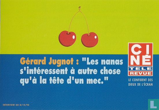 0305 - Ciné Télé Revue "Gérard Jugnot" - Bild 1
