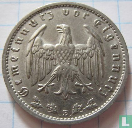 Empire allemand 1 reichsmark 1936 (E) - Image 2