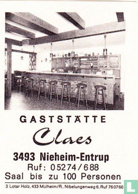 Gaststätte Claes