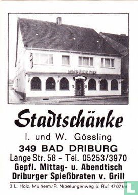 Stadtschänke - I.u.W. Gössling - Afbeelding 1