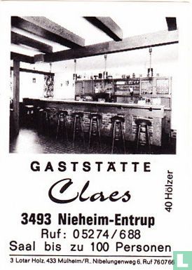 Gaststätte Claes