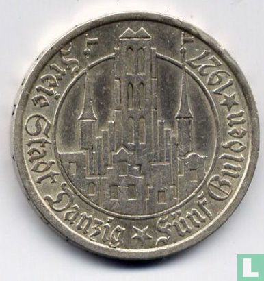 Danzig 5 Gulden 1927 - Bild 1
