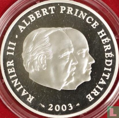 Monaco 10 euro 2003 (PROOF) "Rainier and Prince Albert" - Afbeelding 1