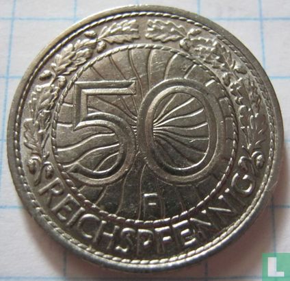 Deutsches Reich 50 Reichspfennig 1935 (Nickel - F) - Bild 2