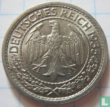 Deutsches Reich 50 Reichspfennig 1935 (Nickel - F) - Bild 1