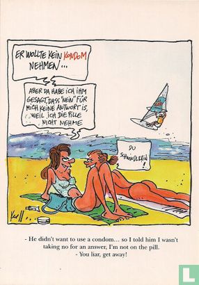 0411b - Agence de prévention du sida "He didn't want to use a condom ..." - Afbeelding 1
