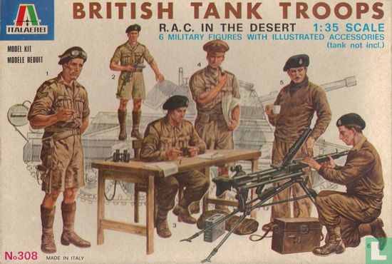 British RAC Tank Troops in the Desert - Image 1