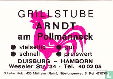Grillstube Arndt am Pollmanneck