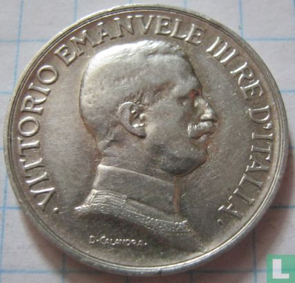 Italië 1 lira 1915 - Afbeelding 2