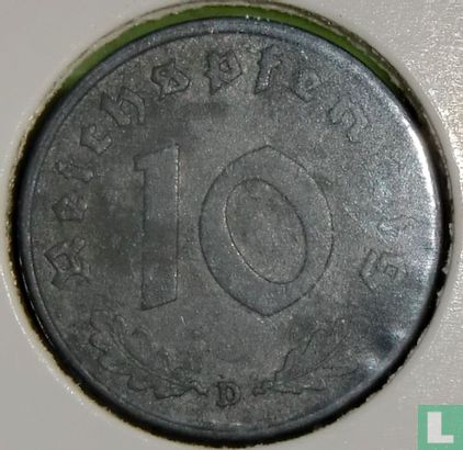 German Empire 10 reichspfennig 1944 (D) - Image 2
