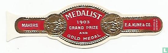 Medaillengewinner 1903 Hauptpreis und Goldmedaille - Macher - EA Kline & Co. [Printed in Germany] - Bild 1