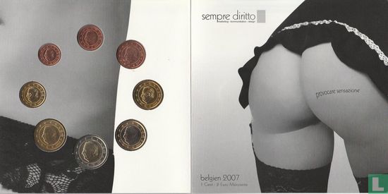 België jaarset 2007 "Sempre Diritto" - Afbeelding 2