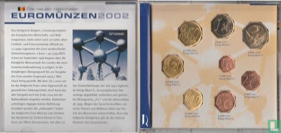 Belgique combinaison set 2002 "Die neuen nationalen Münzen" - Image 1