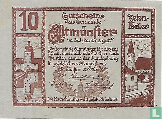 Altmünster 10 Heller 1920 - Afbeelding 1