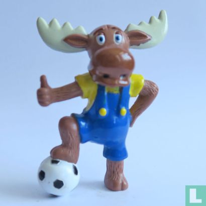 Moose with football - Image 1