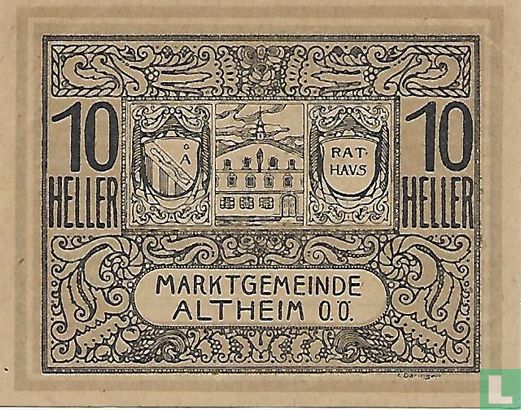 Altheim 10 Heller 1920 - Afbeelding 1