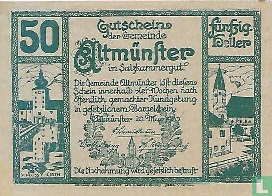 Altmünster 50 Heller 1920 - Image 1