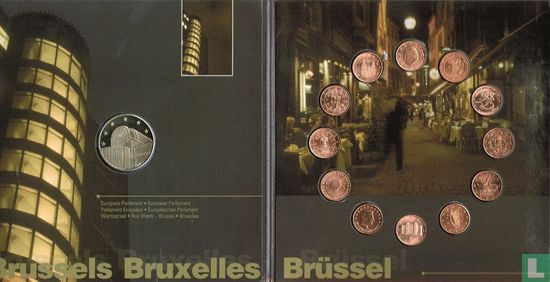 België combinatie set 2002 "Brussel" - Afbeelding 2