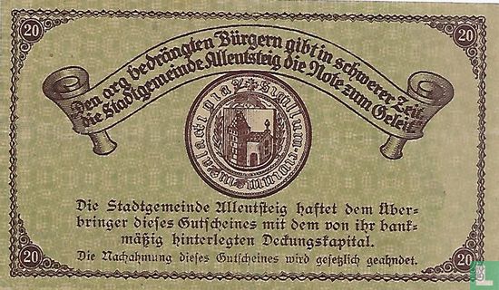 Allensteig 20 Heller 1920 - Bild 2