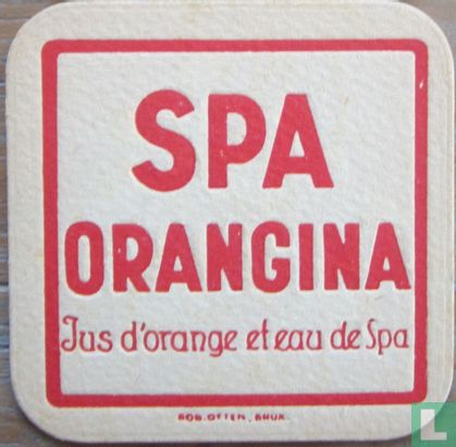 Spa Orangina Jus d'orange et eau de Spa