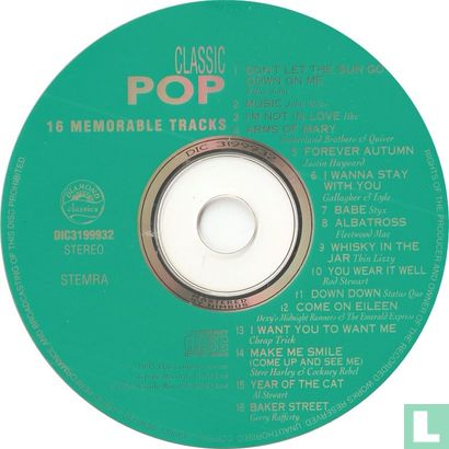 Classic Pop - 16 Memorable Tracks  - Image 3