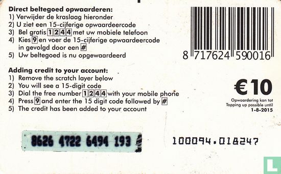 Ortel mobile € 10 = € 20 opwaardeerkaart  - Image 2