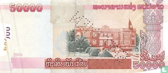 Laos 50.000 Kip (P37s) - Afbeelding 2
