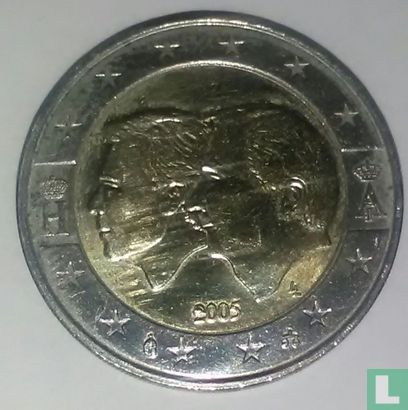 Belgium 2 euro 2005 (misstrike) "Belgian - Luxembourg Economic Union" - Image 1