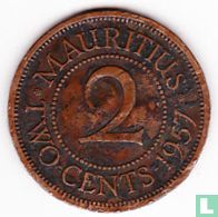 Mauritius 2 cent 1957 - Afbeelding 1