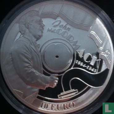 Ierland 10 euro 2014 (PROOF) "130th anniversary of the birth of the tenor John McCormack" - Afbeelding 2