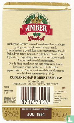 Grolsch Amber (variant) - Bild 3