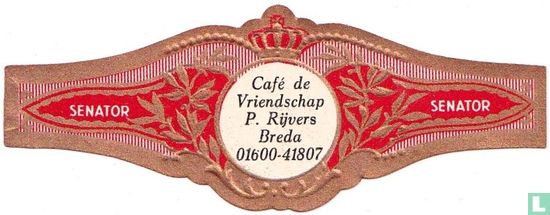 Café de Vriendschap P. Rijvers Breda 01600-41807 - Senator - Senator - Afbeelding 1