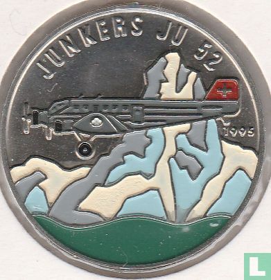 Congo-Brazzaville 100 francs 1995 "Junkers JU 52" - Afbeelding 1